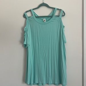 Sew In Love Cutout Short Sleeve Blouse